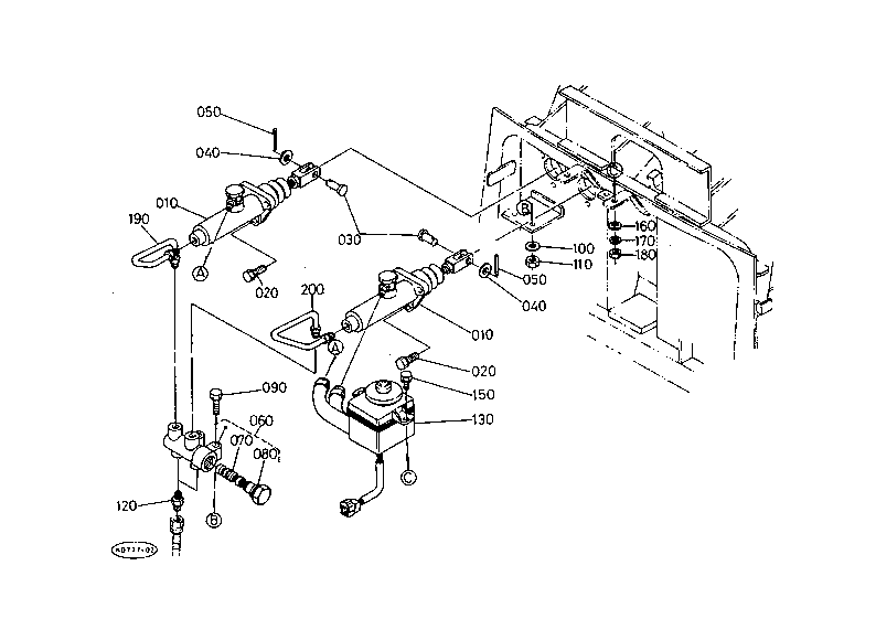 Brake Oil Tank With Cab