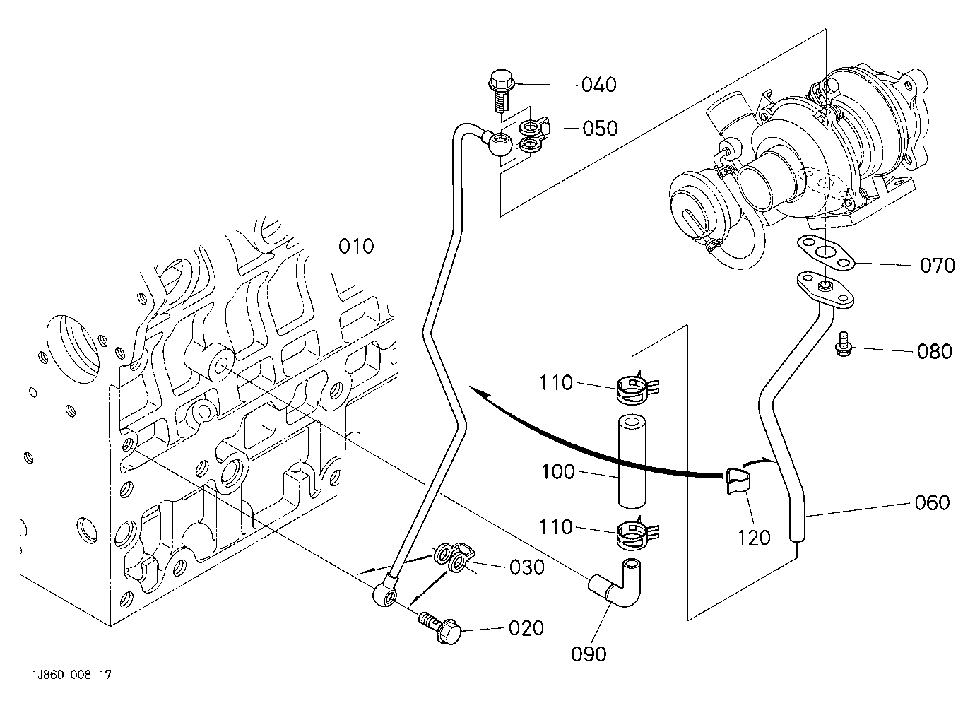 Oil Pipe (Turbo Charger)