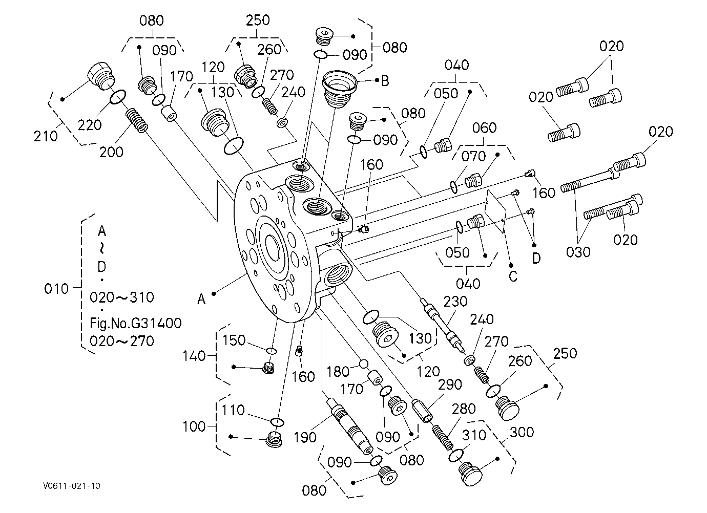 Hst Motor (1) (Component Parts)