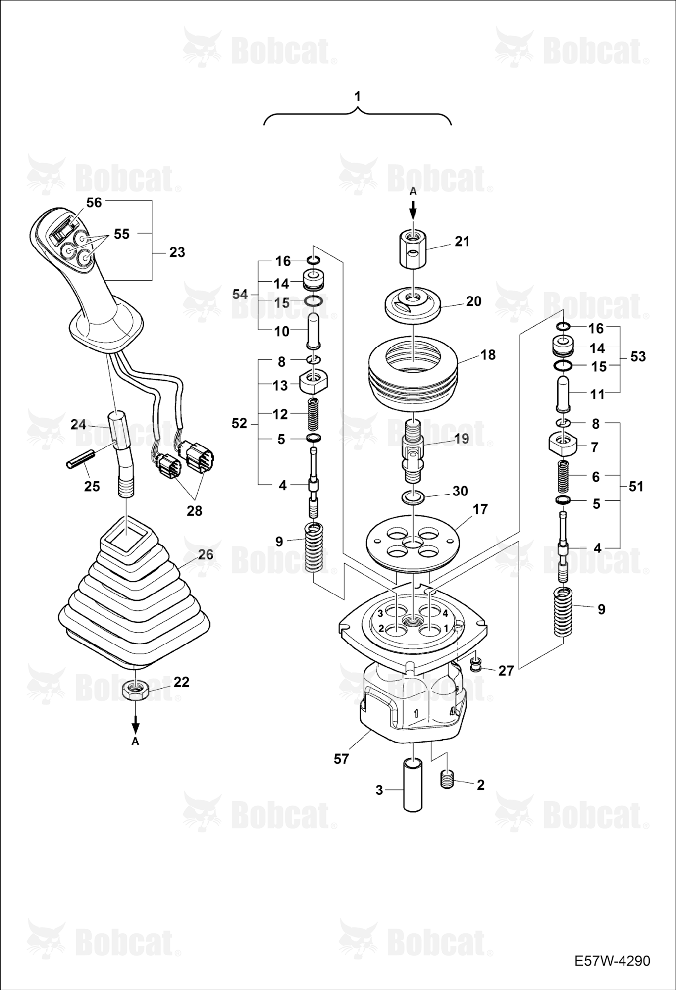 Joystick Valves (RH) (LH)  B3WU11001 - B3WU11227