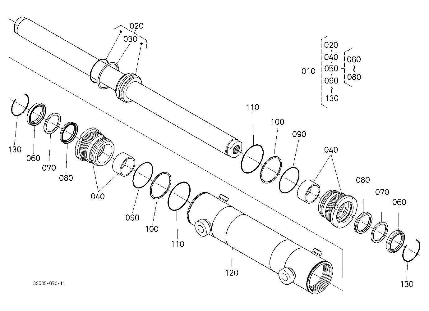 Steering Cylinder [Component Parts]