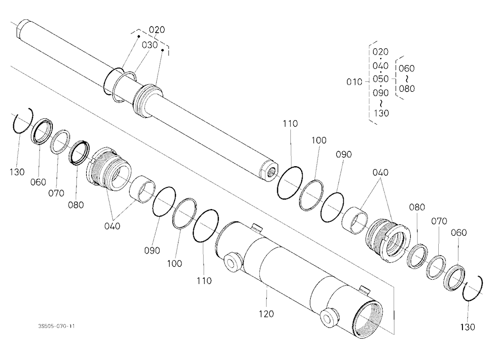 Steering Cylinder [Component Parts]