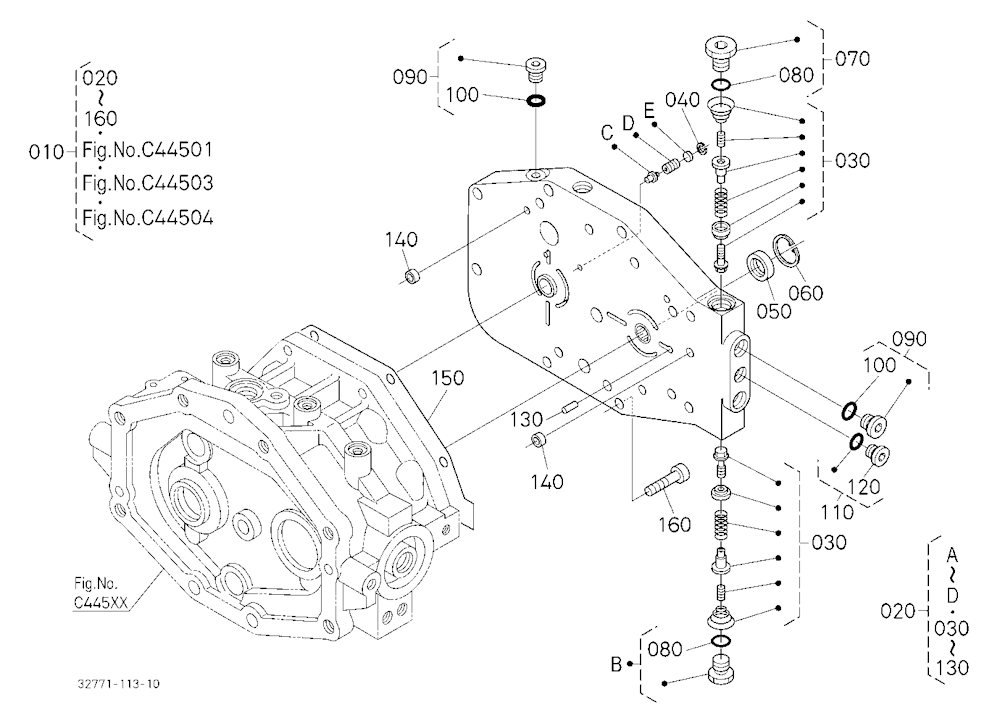 Hst (Assy,Cover,Port Block) [Component Parts]