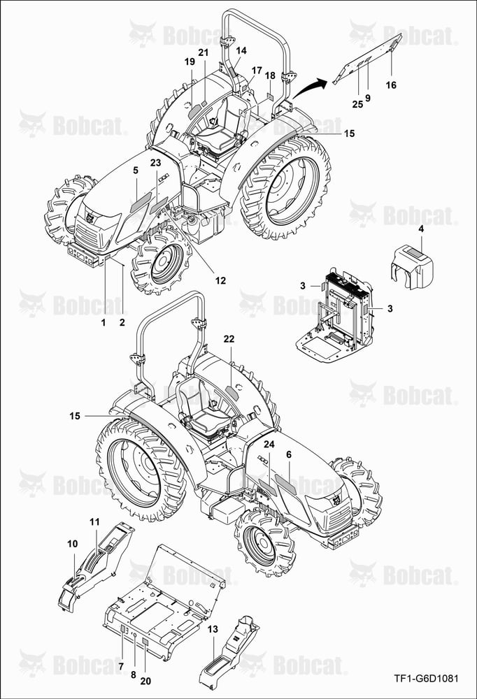 Decals (Bonnet, Main Frame)