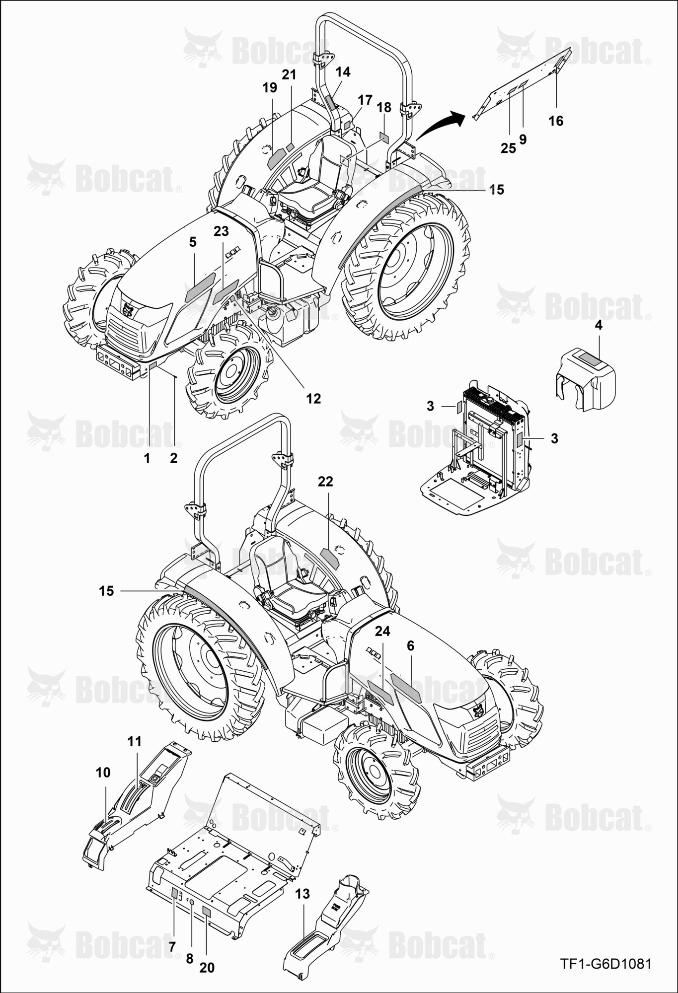 Decals (Bonnet, Main Frame)