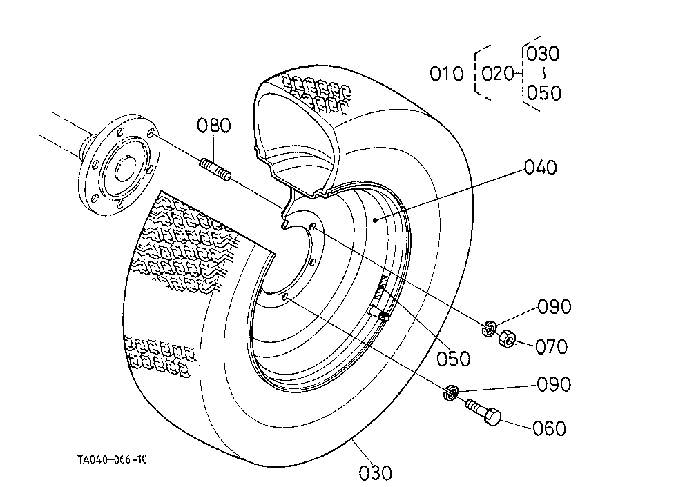 Rear Wheel (41*14.00-20)