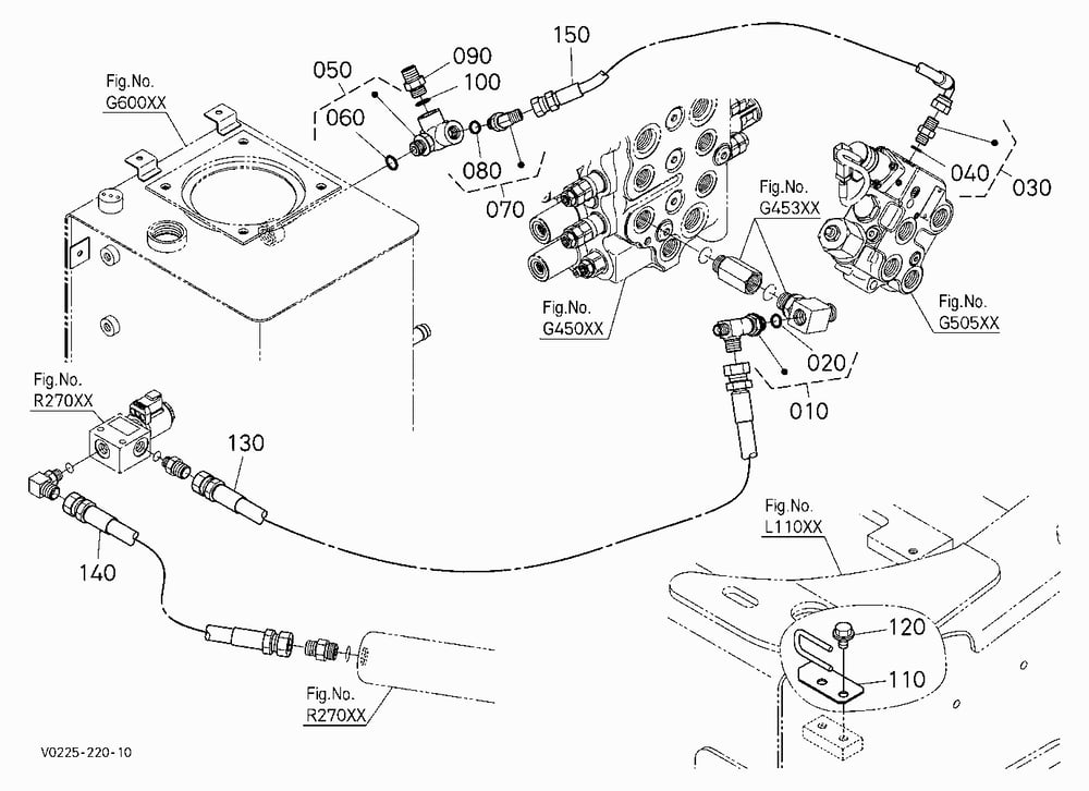 RIDE CONTROL KIT (CONDUITE D'HUILE) (W/G No.S6825)