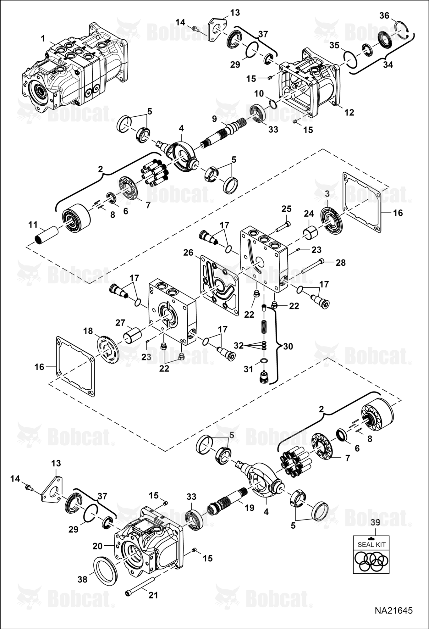 Hydrostatic Pump (Manual Controls)