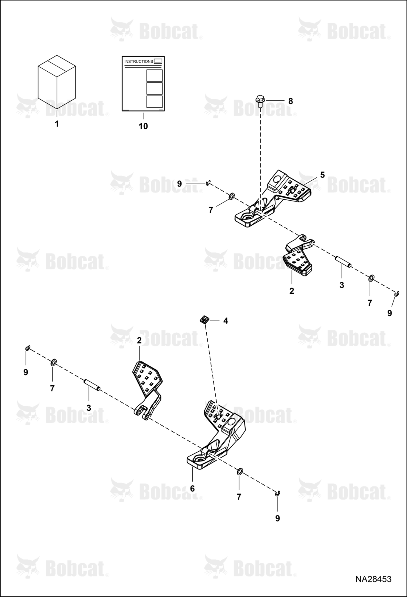 Pedal AL Kit  B5W612029 & Above