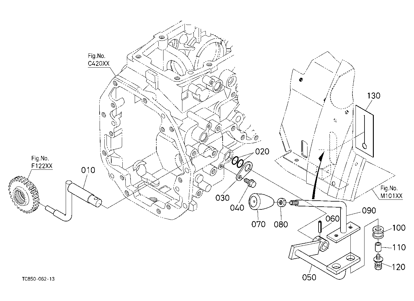 Front Wheel Drive Lever