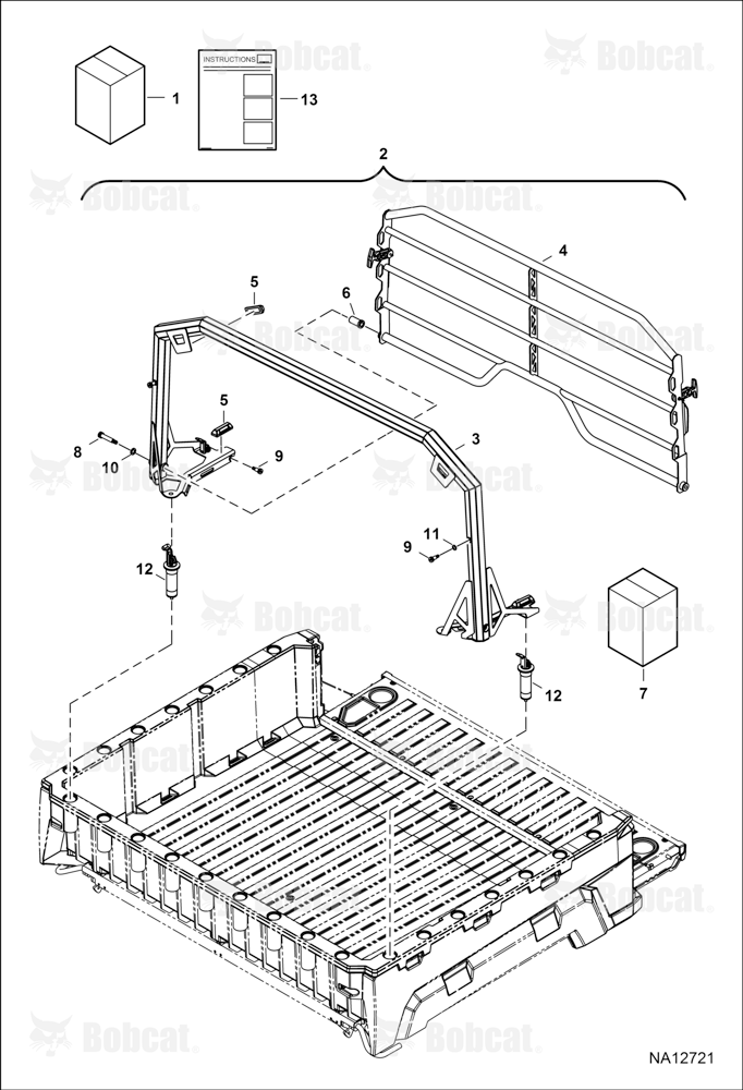 CAB Rack Kit (Rail) (W/O Tool Holder)