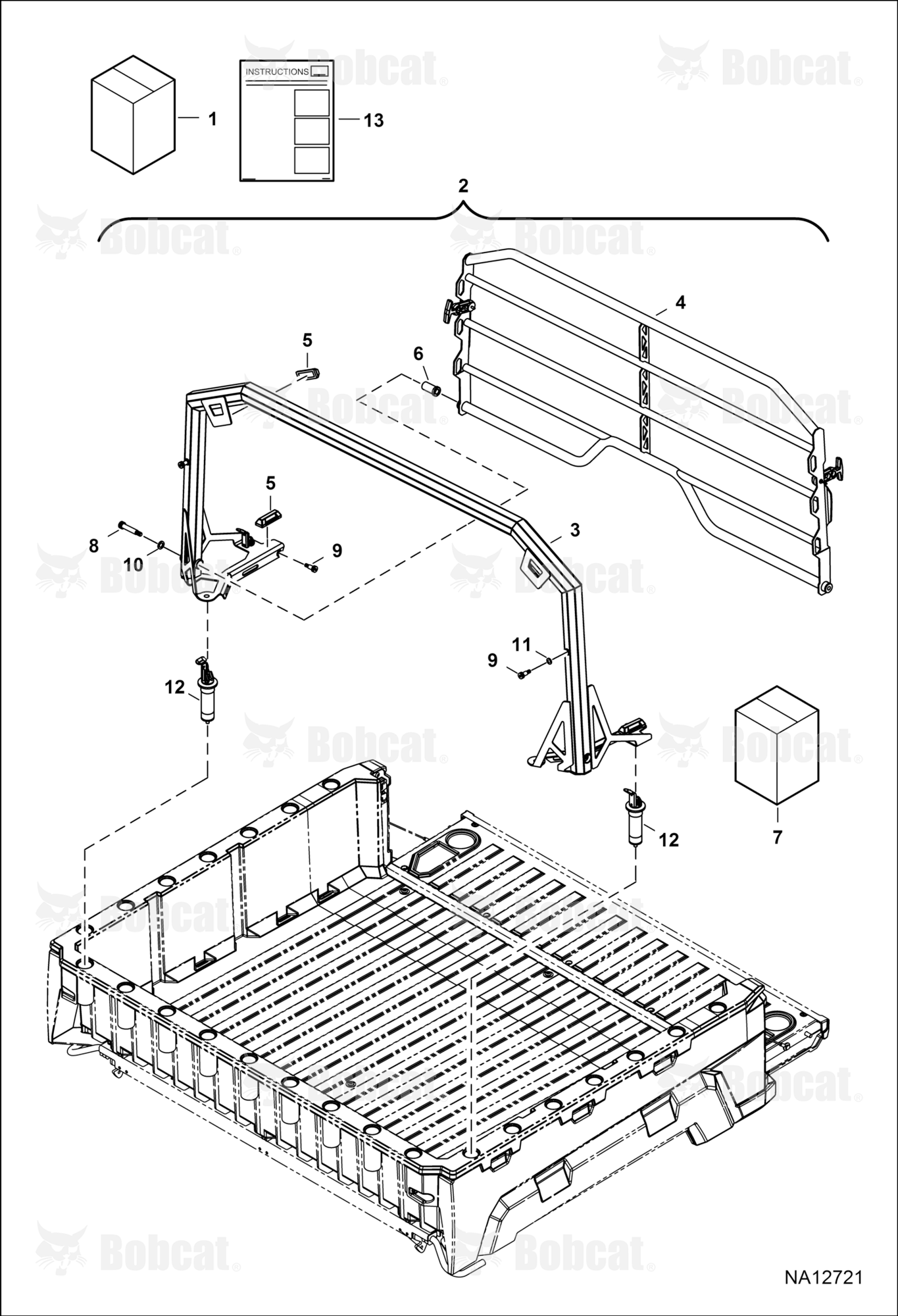 CAB Rack Kit (Rail) (W/O Tool Holder)