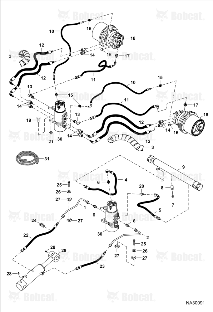 Hydraulic Circuitry (Lower)