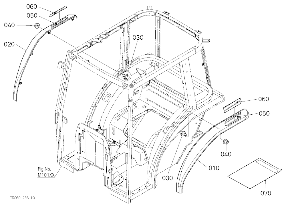 Over Fender Kit (W/G No.L8365) [Cab Type] [Option]