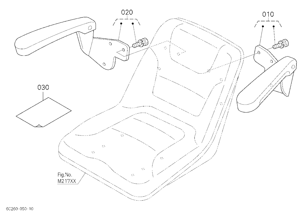 Armrest Kit (W/G.No.B7358) [Option]