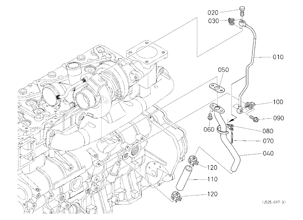 Oil Pipe (Turbo Charger)