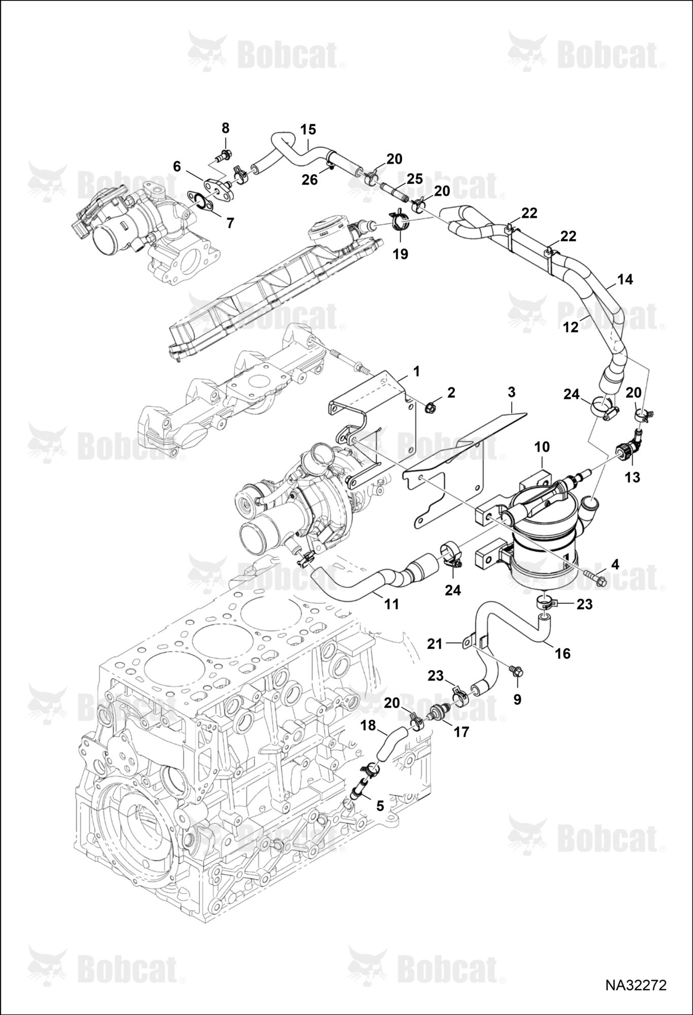 Oil Breather  B69621002 & Above