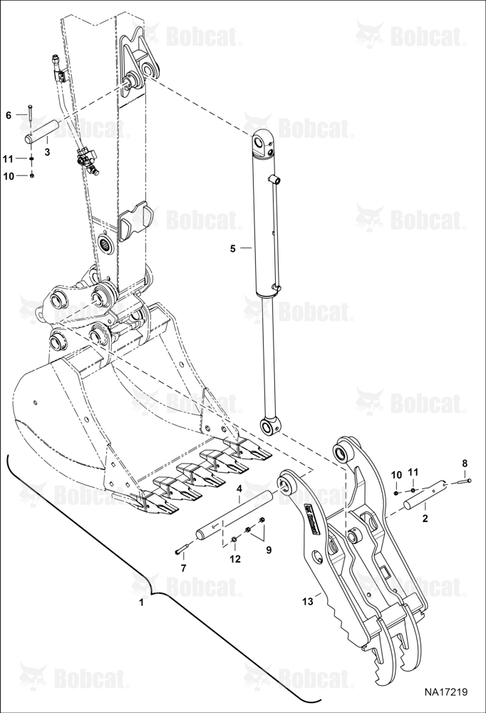 Clamp (E145) (HT065QC) (14T-600-3T) (Factory Option Only) B4YT00101 & Above
