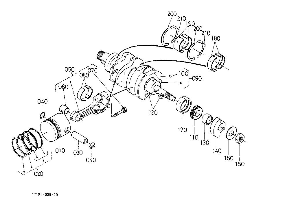 Piston And Crankshaft