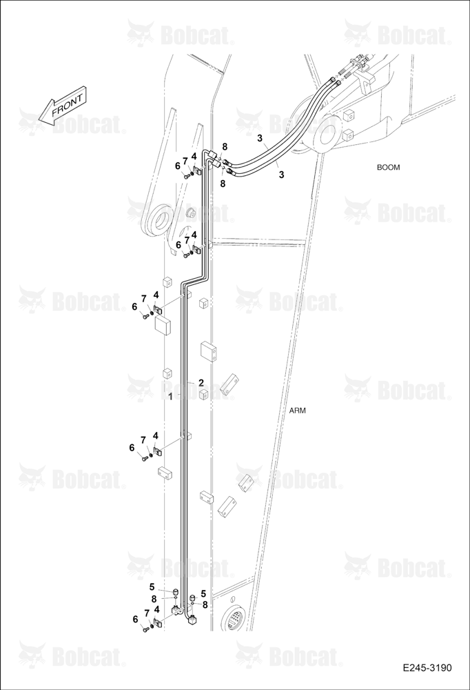 Arm Piping (Quick Clamp)