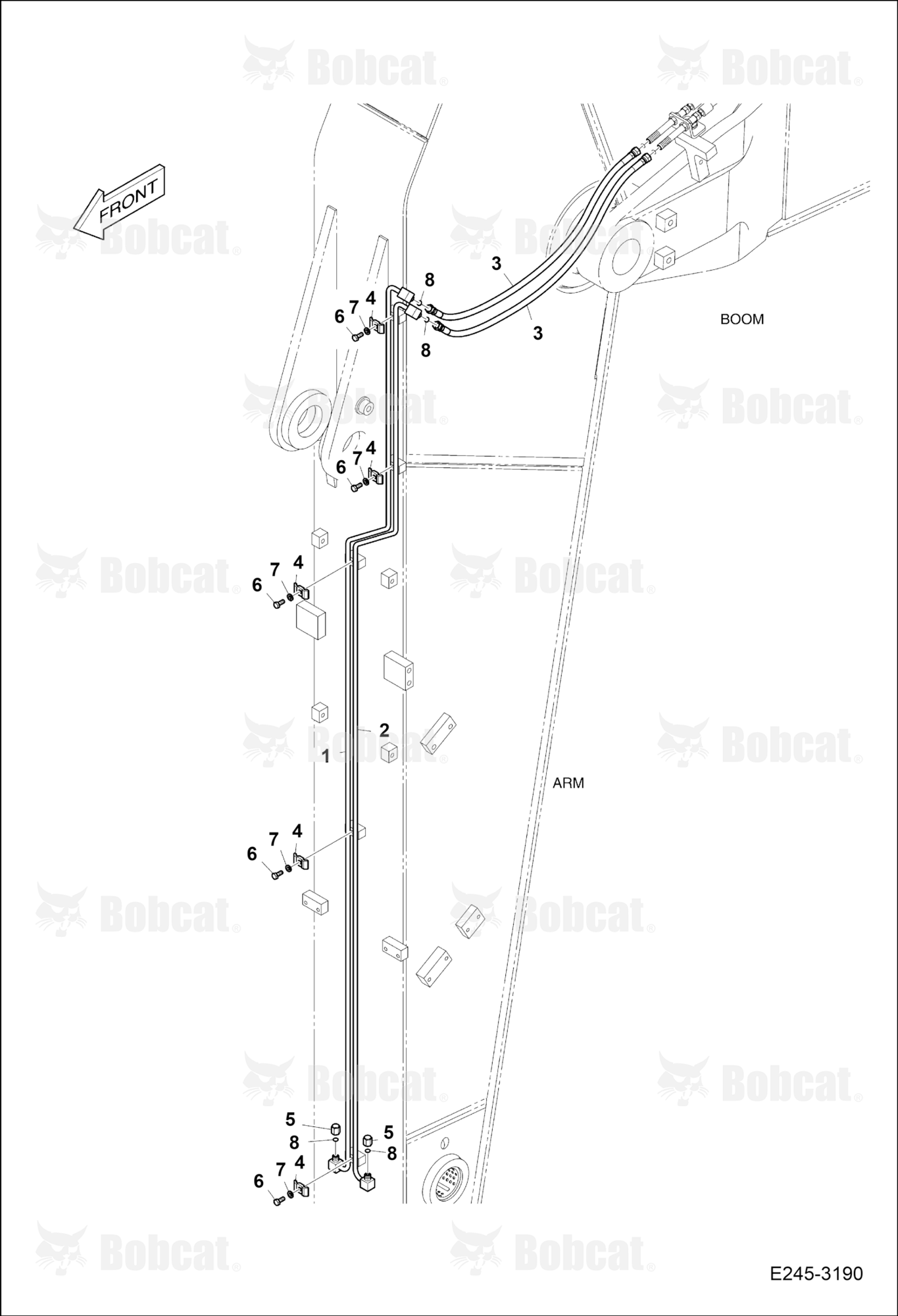 Arm Piping (Quick Clamp)