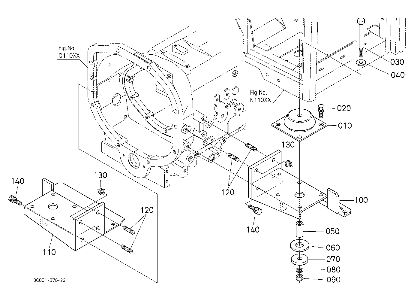 Cab Bracket Front