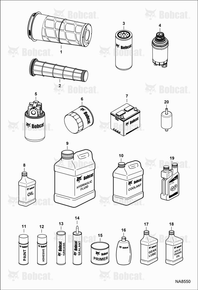 Maintenance Items (Service Parts)