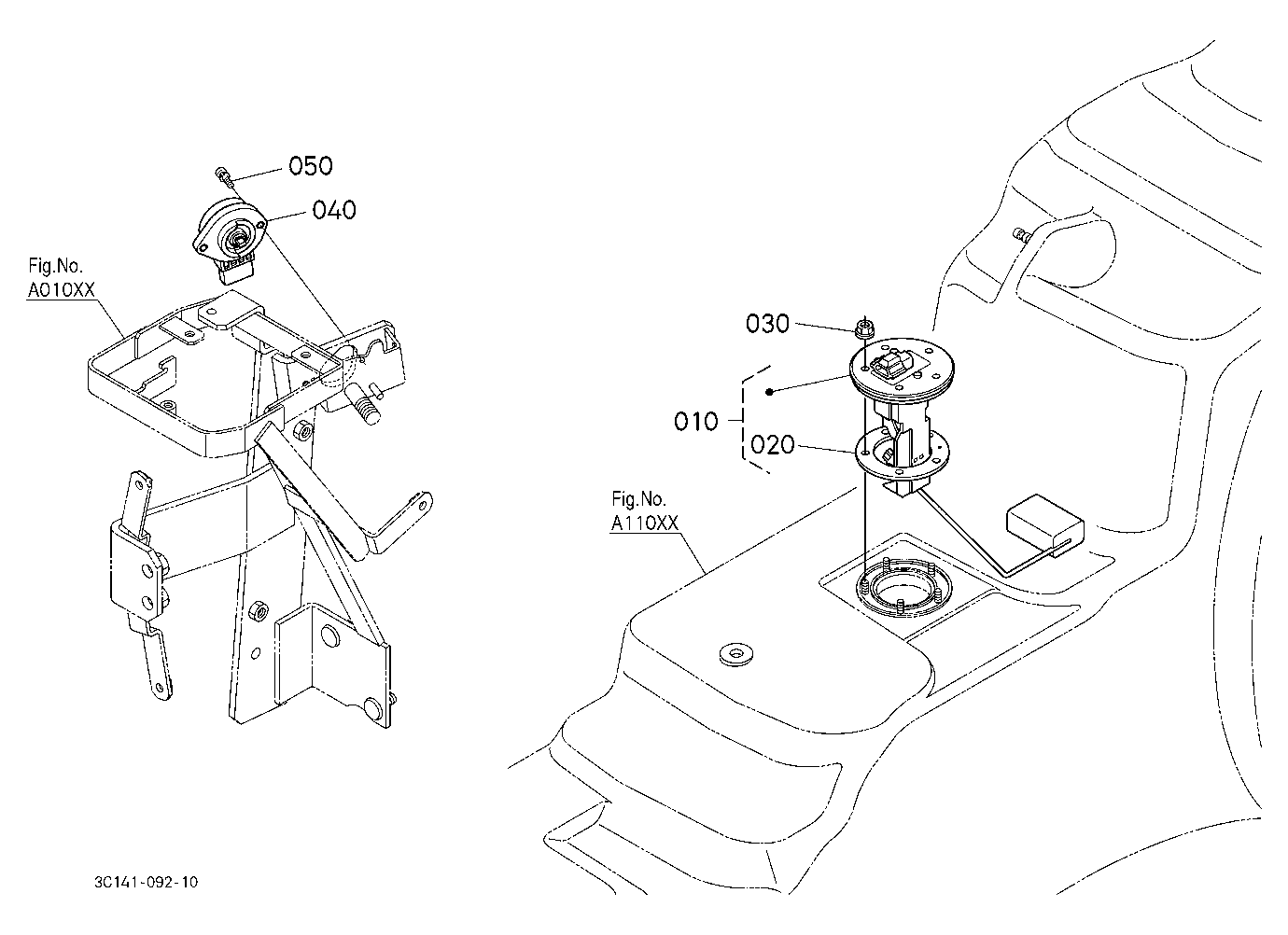 Sensor (Fuel Unit/Accelerator)Sensor