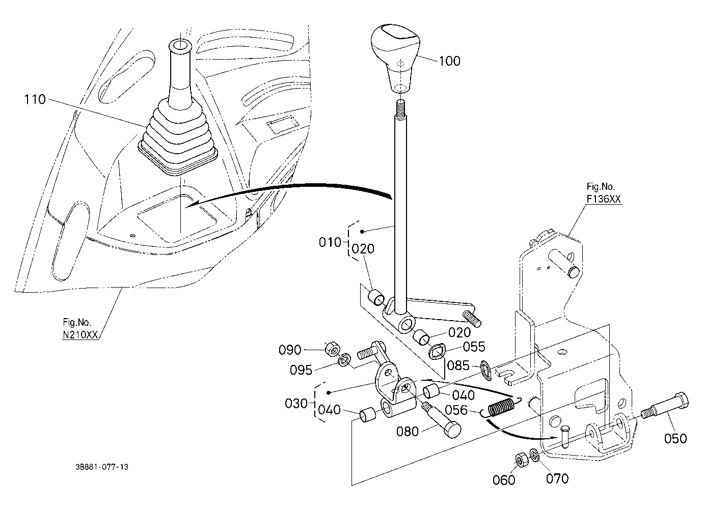 Main Gear Shift Lever
