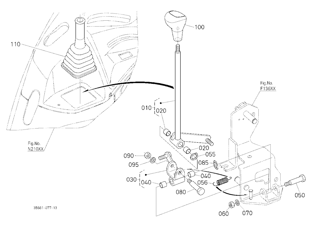 Main Gear Shift Lever