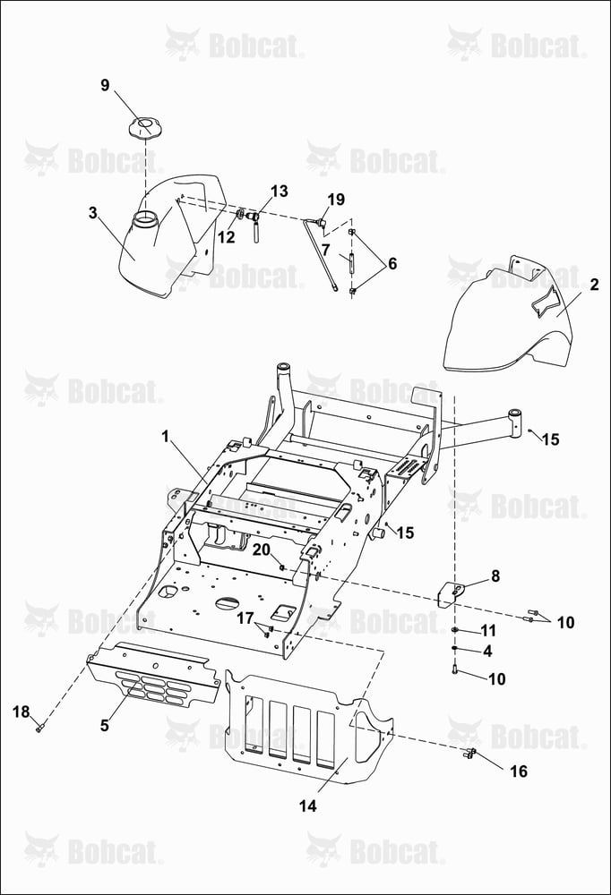 BUMPER, Fuel Valve & Cover Plate