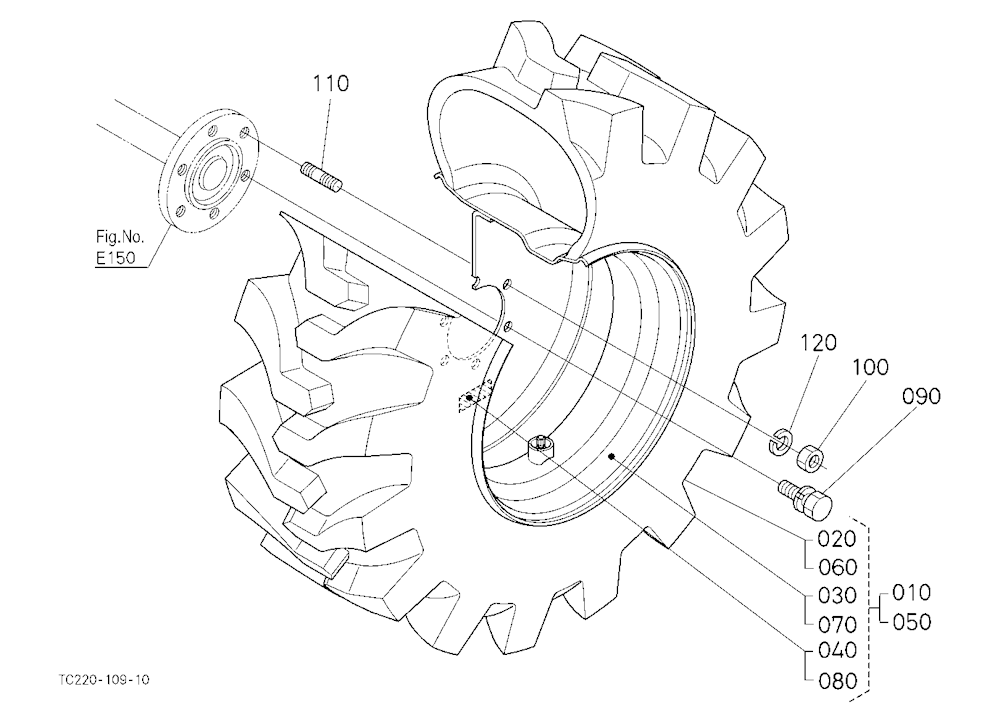 Rear Wheel (15-19.5)