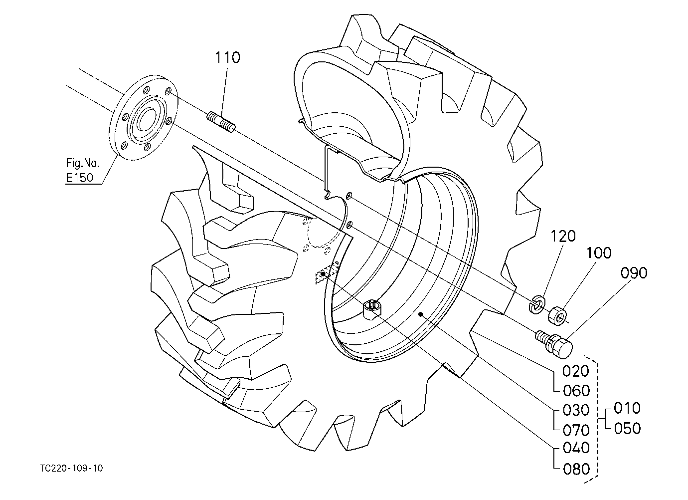 Rear Wheel (15-19.5)