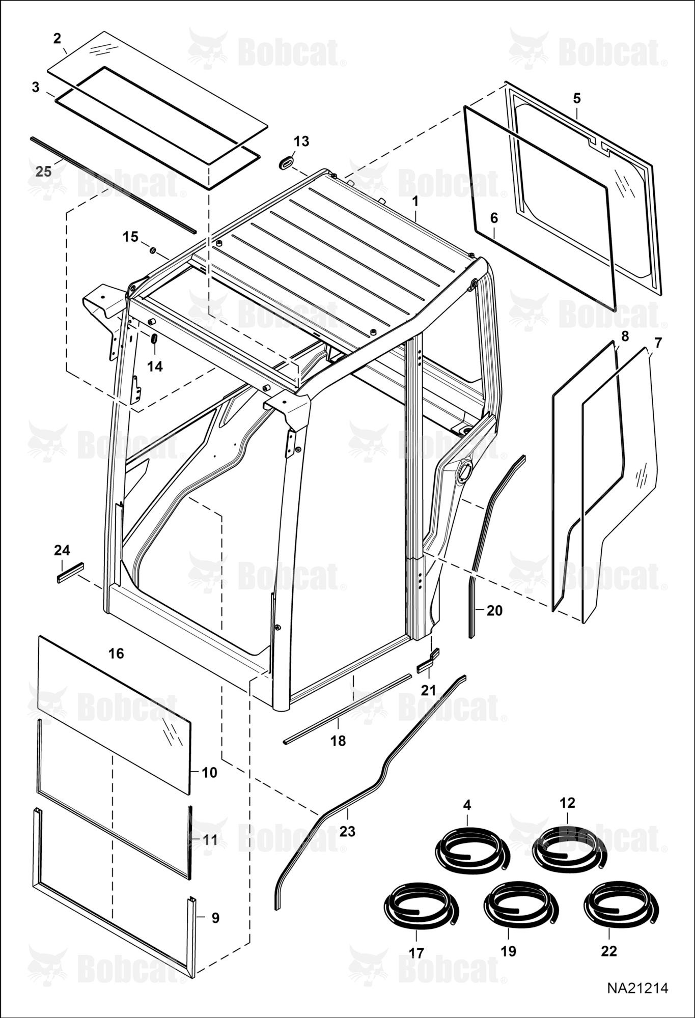 Operator CAB (Windows)(Seals)
