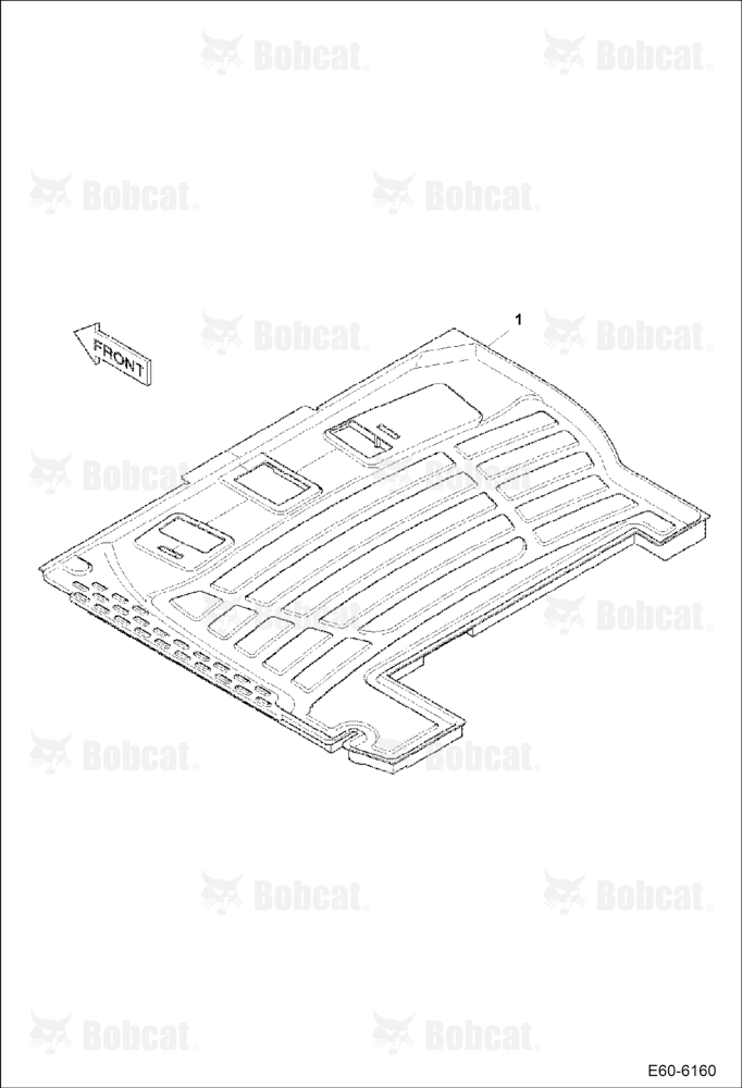 Operator CAB (Floor Mat) (2nd Auxiliary - Rotation)