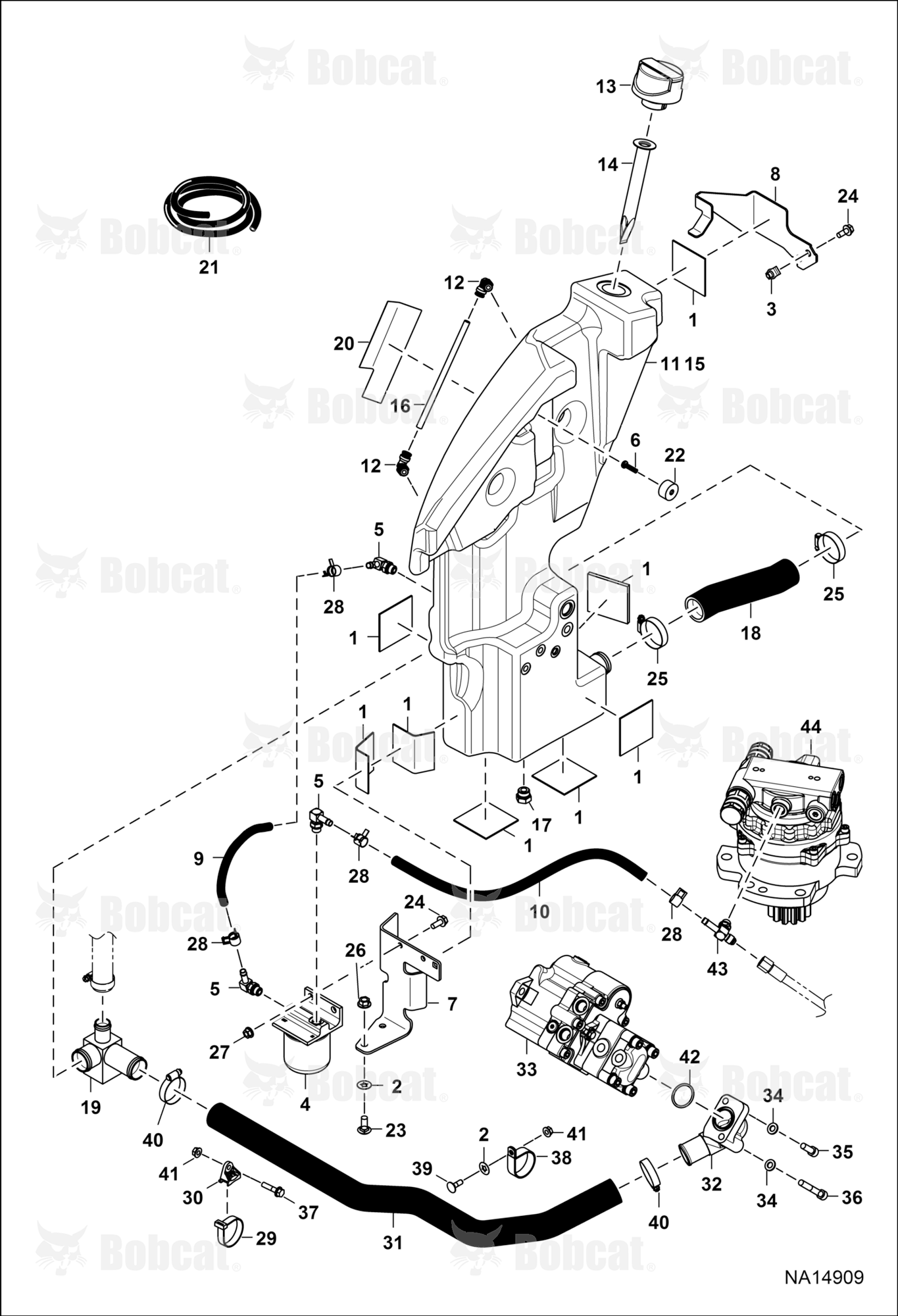 Hydraulic Circuitry (Tank)(Pump)
