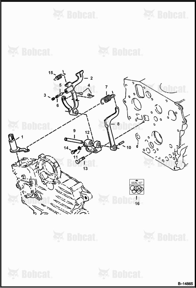 Governor Group (Kubota D722)  515011001 & Above, 515111001 & Above