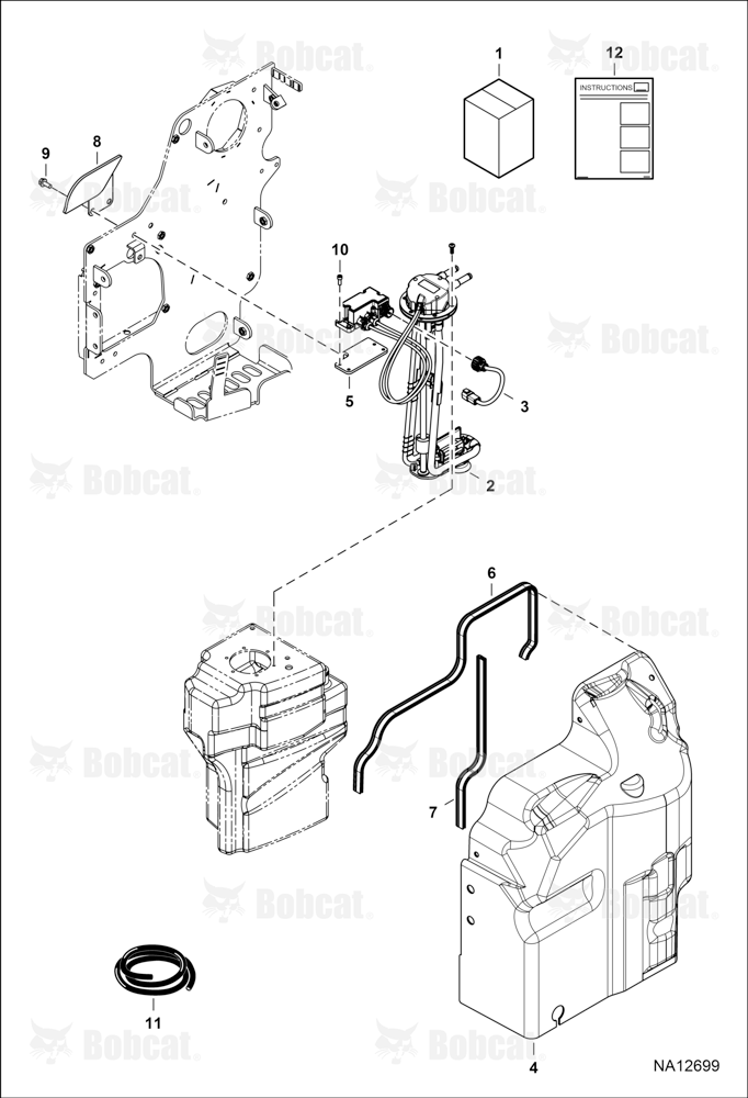 Engine & Attaching Parts (SCR System) (Housing) (DEF Sensor Replacement Kit) B41H11001