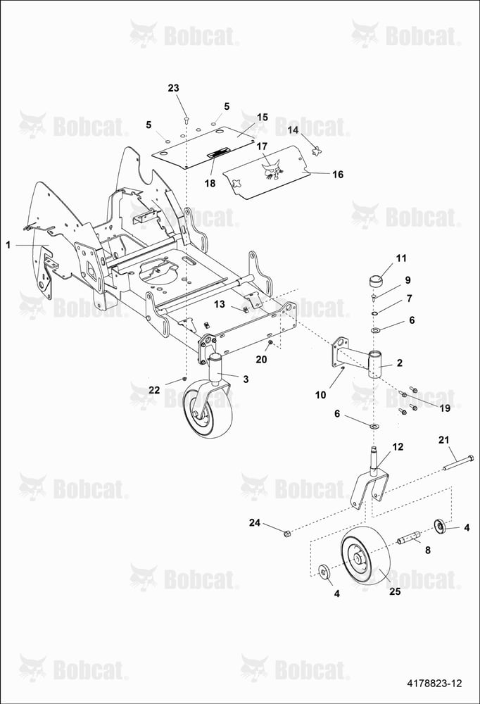 Caster & Belt Cover Assembly