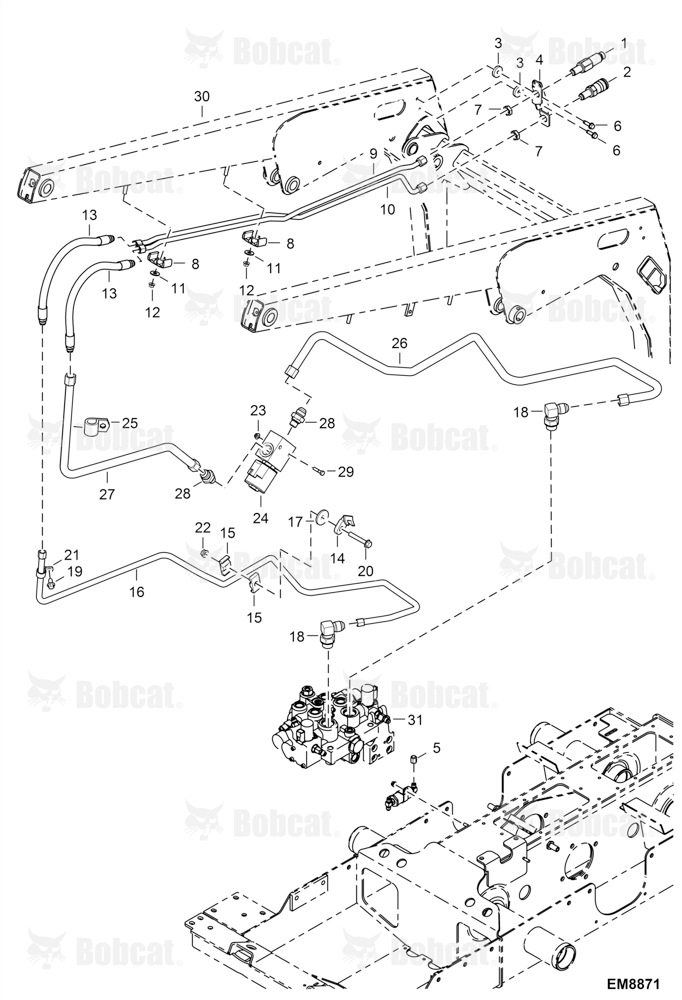 Auxiliary Hydraulics (Manual Controls)