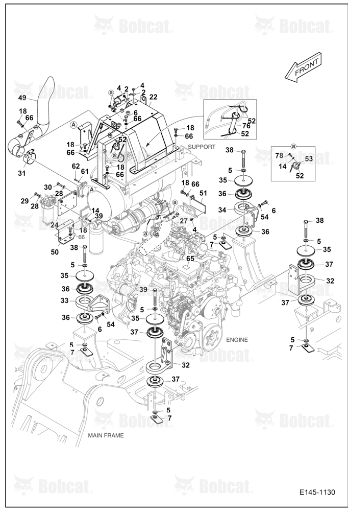 Engine Mounting (One)