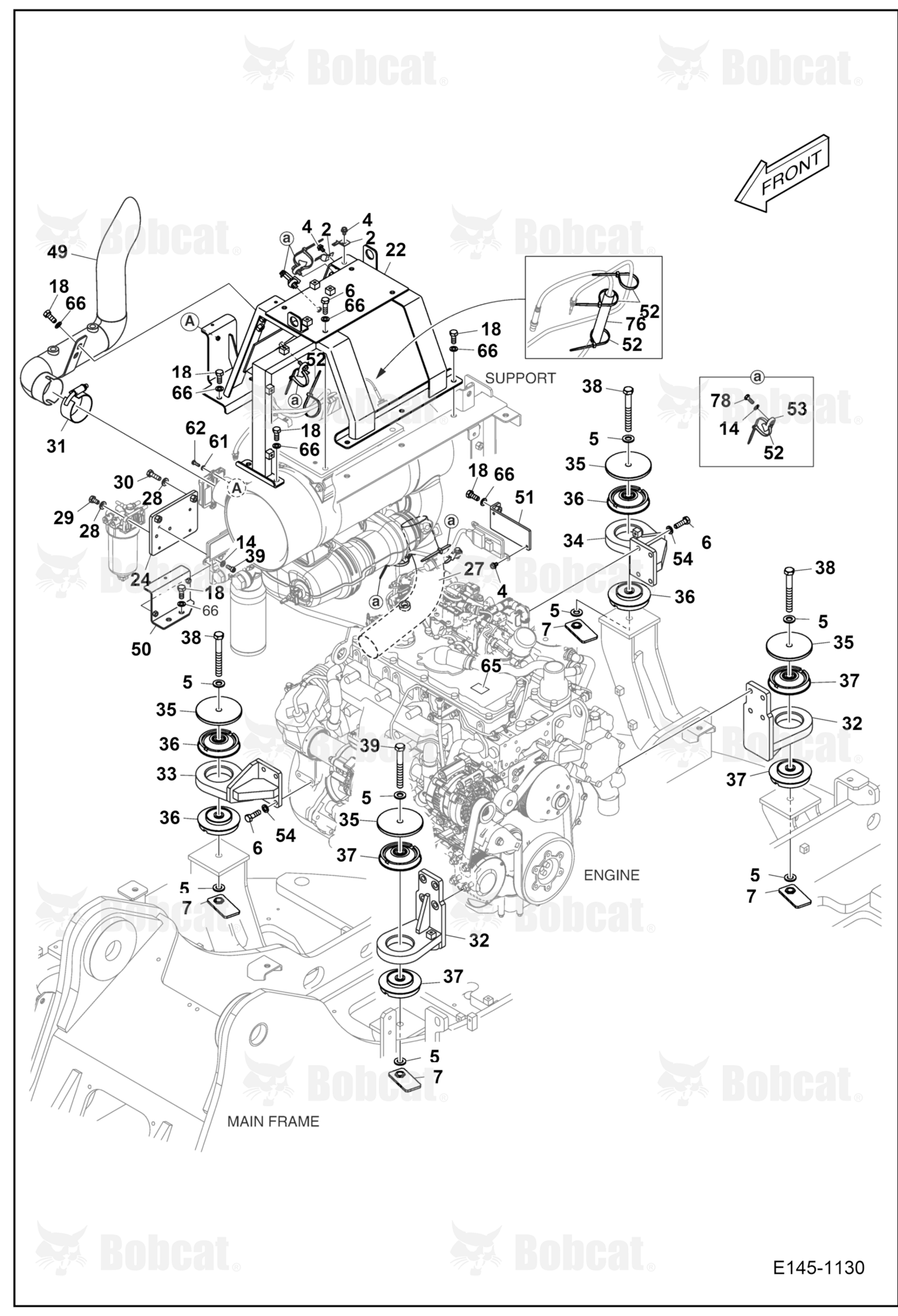 Engine Mounting (One)