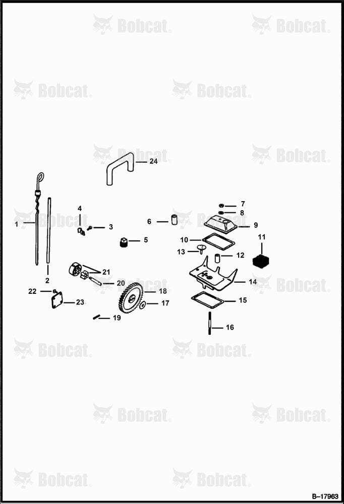 Oil PUMP, Dipstick & Breather