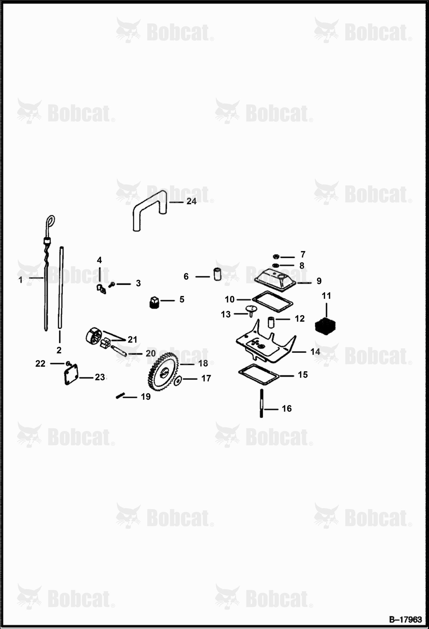 Oil PUMP, Dipstick & Breather