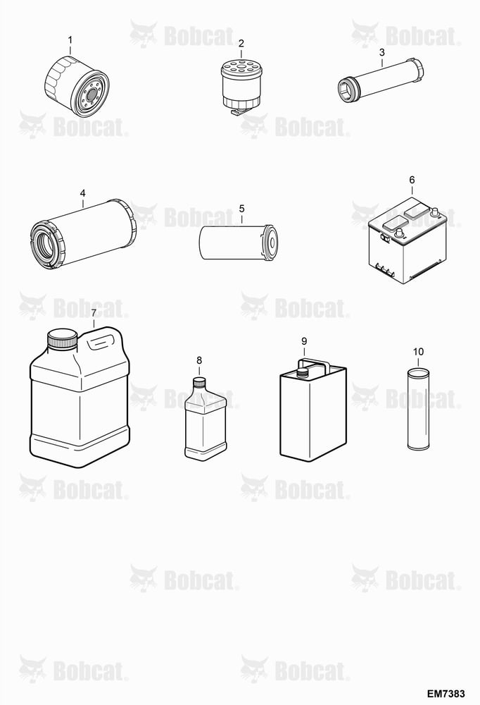 Maintenance Items (Service Parts)
