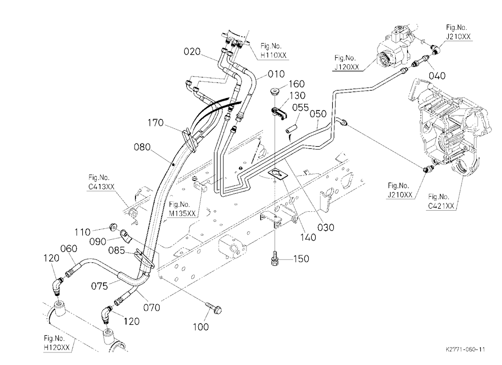 Hydraulic Oil Line (Steering)
