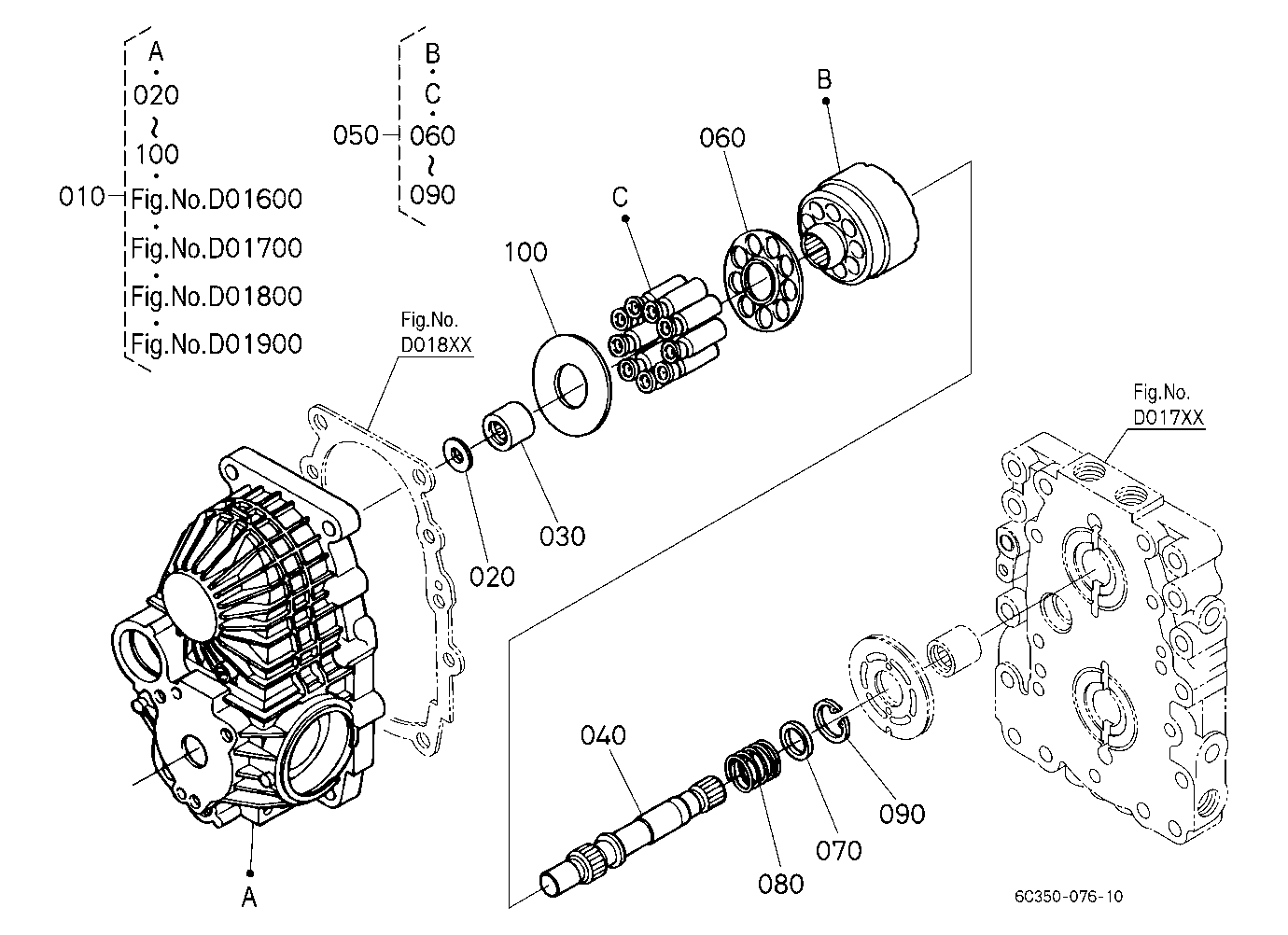 Hst (Cylinder Block) [Component Parts] 1