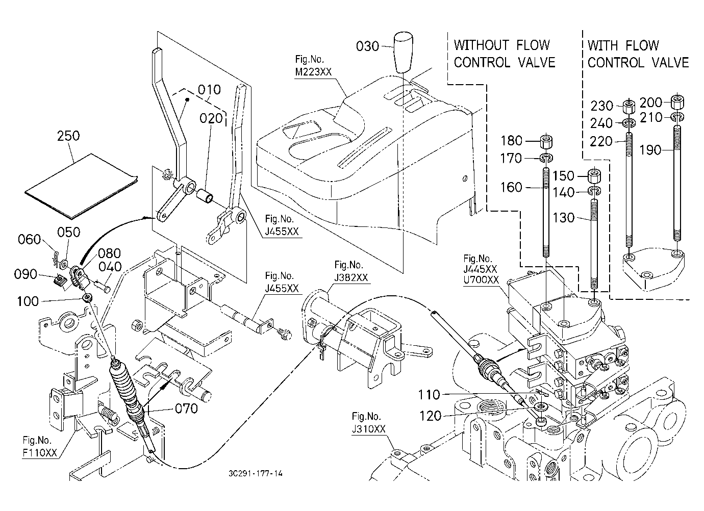 Auxiliary Control Valve Lever Kit (2Nd) [Option]