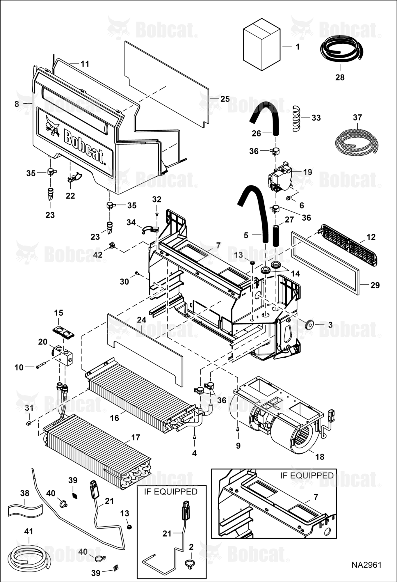 Heater & A/C (HVAC Assembly) (Plastic Housing)