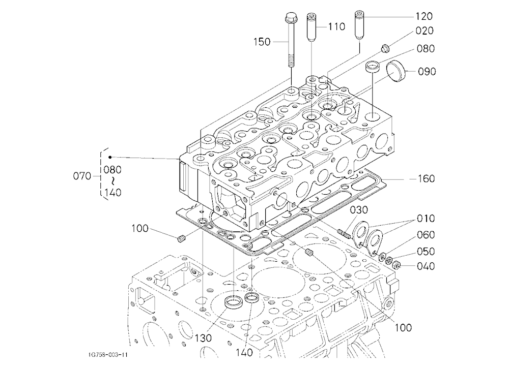 Cylinder Head [D1703-Ma-E2A/D1703-Ma-E2A-Hst]